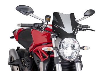 SZYBA OWIEWKA PUIG DO DUCATI MONSTER 797 / 821 / 1200 14-21 CARBON