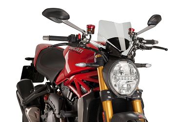 SZYBA OWIEWKA PUIG DO DUCATI MONSTER 797 / 821 / 1200 14-21 PRZEZROCZYSTA