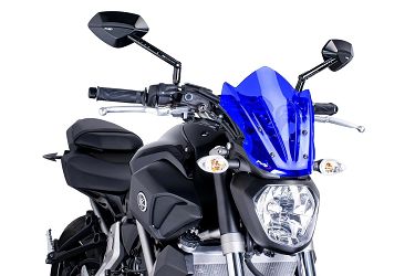 SZYBA OWIEWKA PUIG DO YAMAHA MT-07 14-17 (SPORT) NIEBIESKA
