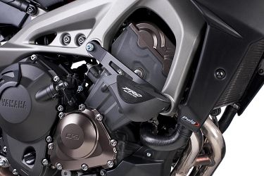 CRASH PADY PUIG DO YAMAHA MT-09 / MT-09 TRACER / XSR900 13-20 (WERSJA PRO) CZARNE