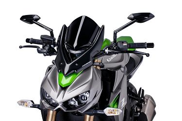 SZYBA OWIEWKA PUIG DO KAWASAKI Z1000 / R 14-21 (TOURING) CZARNA