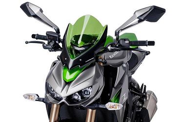 SZYBA OWIEWKA PUIG DO KAWASAKI Z1000 / R 14-21 (TOURING) ZIELONA