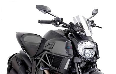 SZYBA OWIEWKA PUIG DO DUCATI DIAVEL 14-18 (SPORT) PRZEZROCZYSTA