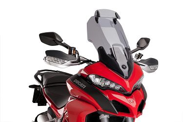 SZYBA TURYSTYCZNA PUIG DO DUCATI MULTISTRADA 950 /1200/1260/S (Z DEFLEKTOREM) LEKKO PRZYCIEMNIONA