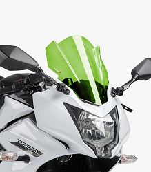 SZYBA SPORTOWA Z-RACING PUIG DO KAWASAKI NINJA 250SL 15-17 ZIELONA