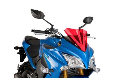 SZYBA SPORTOWA PUIG DO SUZUKI GSX-S1000F 15-21 CZERWONA