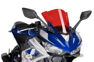 SZYBA SPORTOWA PUIG DO YAMAHA YZF R3 15-18 CZERWONA