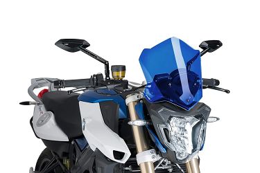 SZYBA OWIEWKA PUIG DO BMW F800R 15-20 (SPORT) NIEBIESKA