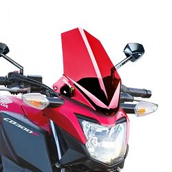 SZYBA SPORTOWA NOWEJ GENERACJI PUIG DO HONDA CB300F 15-18 CZERWONA