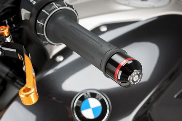CIĘŻARKI / KOŃCÓWKI KIEROWNICY KRÓTKIE Z PIERŚCIENIAMI PUIG DO BMW S1000R CZARNE