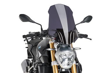 SZYBA OWIEWKA PUIG DO BMW R1200R 15-18 (TOURING, DO BMW BEZ ORG. WSPORNIKA) MOCNO PRZYCIEMNIONA