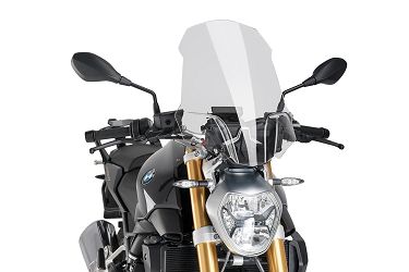 SZYBA OWIEWKA PUIG DO BMW R1200R 15-18 (TOURING, DO ORG. WSPORNIKA BMW) PRZEZROCZYSTA