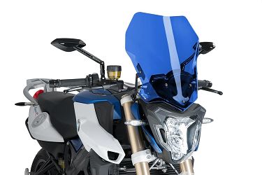SZYBA OWIEWKA PUIG DO BMW F800R 15-20 (TOURING) NIEBIESKA