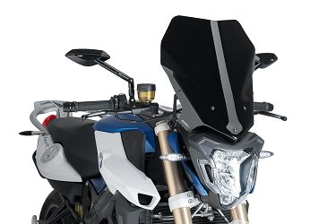 SZYBA OWIEWKA PUIG DO BMW F800R 15-20 (TOURING) CZARNA