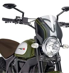 SZYBA RETROVISION PUIG DO DUCATI SCRAMBLER ICON 15-17 PRZEZROCZYSTA