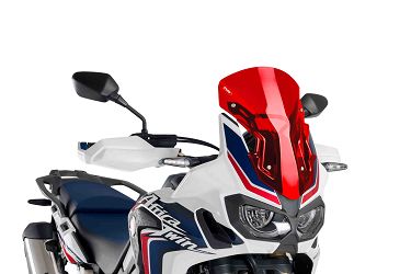 SZYBA SPORTOWA PUIG DO HONDA CRF000L AFRICA TWIN 16-18 CZERWONA