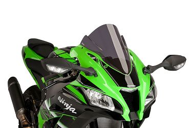 SZYBA SPORTOWA Z-RACING PUIG DO KAWASAKI ZX-10R/RR 16-18 MOCNO PRZYCIEMNIONA