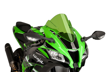 SZYBA SPORTOWA Z-RACING PUIG DO KAWASAKI ZX-10R/RR 16-20 ZIELONA