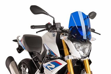 SZYBA OWIEWKA PUIG DO BMW G310R 16-22 NIEBIESKA