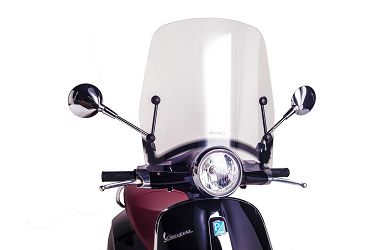 SZYBA OWIEWKA PUIG DO PIAGGIO VESPA PRIMAVERA 50/125 14-16 (T.S.) PRZEZROCZYSTA