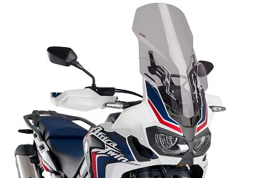 SZYBA TURYSTYCZNA REGULOWANA PUIG DO HONDA CRF1000L AFRICA TWIN 16-19 LEKKO PRZYCIEMNIONA