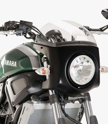 SZYBA PÓŁOWIEWKA RETRO PUIG (PANEL CARBON) DO YAMAHA XSR700 16-18 PRZEZROCZYSTA