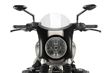SZYBA OWIEWKA PUIG RETROFAIRING DO BMW R NINE T SCRAMBLER 16-20 (PANEL CARBON)O 195MM PRZEZROCZYSTA