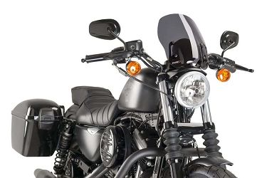 SZYBA OWIEWKA PUIG DO HARLEY-DAVIDSON SPORTSTER 883 / 1200 MOCNO PRZYCIEMNIONA