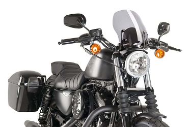 SZYBA OWIEWKA PUIG DO HARLEY-DAVIDSON SPORTSTER 883 / 1200 LEKKO PRZYCIEMNIONA