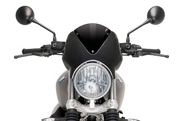 SZYBA OWIEWKA PUIG DO BMW R NINE T SCRAMBLER 16-20 (RETROVISION) CZARNY/ CZARNE