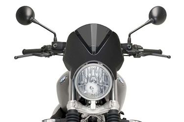 SZYBA OWIEWKA PUIG DO BMW R NINE T SCRAMBLER 16-20 (RETROVISION) CARBON/ MOCNO PRZYCIEMNIONE