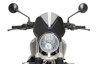 SZYBA OWIEWKA PUIG DO BMW R NINE T SCRAMBLER 16-20 (RETROVISION) CARBON/ LEKKO PRZYCIEMNIONE