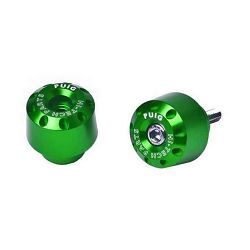 CIĘŻARKI / KOŃCÓWKI KIEROWNICY KRÓTKIE PUIG DO KAWASAKI NINJA 650 / Z650 ZIELONE