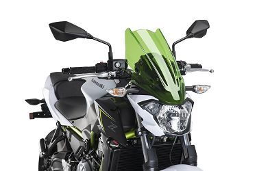SZYBA TURYSTYCZNA NOWEJ GENERACJI PUIG KAWASAKI NINJA 650/ Z650 17-19 ZIELONA