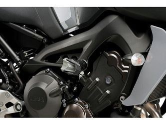 CRASH PADY PUIG DO YAMAHA MT-09 17-20 CZARNE