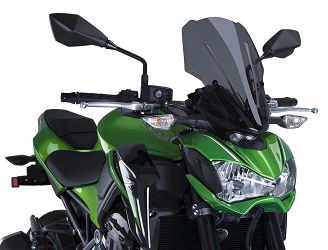 SZYBA TURYSTYCZNA NOWEJ GENERACJI PUIG KAWASAKI Z900 17-19 MOCNO PRZYCIEMNIONA