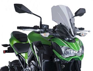 SZYBA TURYSTYCZNA NOWEJ GENERACJI PUIG KAWASAKI Z900 17-19 LEKKO PRZYCIEMNIONA