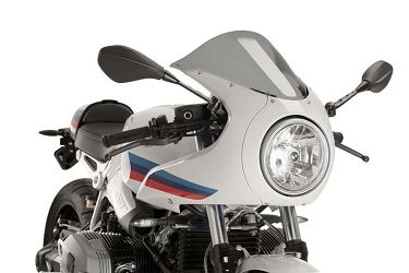 SZYBA SPORTOWA PUIG DO BMW R NINE T RACER 17-20 LEKKO PRZYCIEMNIONA