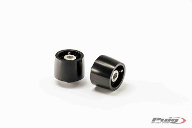 CIĘŻARKI / KOŃCÓWKI KIEROWNICY PUIG - PODSTAWA / BAZA CZARNA - MODEL THRUSTER DO KAWASAKI (Z750)