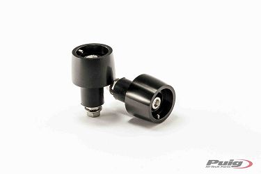 CIĘŻARKI / KOŃCÓWKI KIEROWNICY PUIG - PODSTAWA / BAZA CZARNA - MODEL THRUSTER UNIWERSALNE (KTM)