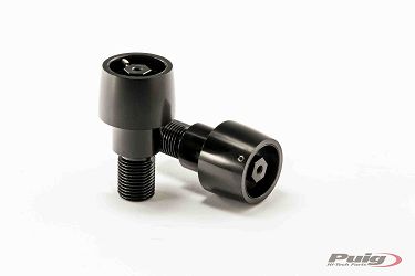 CIĘŻARKI / KOŃCÓWKI KIEROWNICY PUIG - PODSTAWA / BAZA CZARNA - MODEL THRUSTER DO YAMAHA