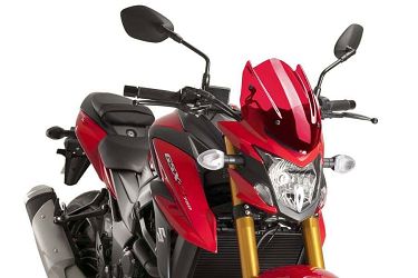 SZYBA OWIEWKA PUIG DO SUZUKI GSX-S750 17-21 (SPORT) CZERWONA