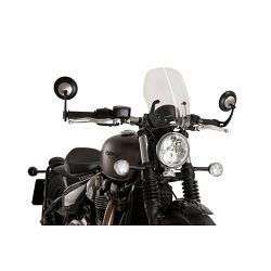 SZYBA OWIEWKA PUIG DO TRIUMPH BONNEVILLE BOBBER 17-21 PRZEZROCZYSTA