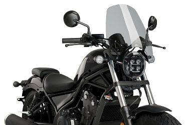 SZYBA OWIEWKA PUIG DO HONDA REBEL 300 / 500 (TOURING) 17-24 LEKKO PRZYCIEMNIONA