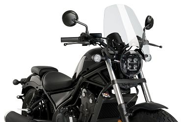 SZYBA OWIEWKA PUIG DO HONDA REBEL 300 / 500 (TOURING) 17-24 PRZEZROCZYSTA