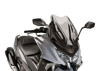 SZYBA PUIG V-TECH DO KYMCO AK550 17-22 (SPORT) LEKKO PRZYCIEMNIONA