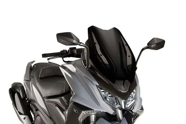 SZYBA PUIG V-TECH DO KYMCO AK550 17-22 (SPORT) CZARNA