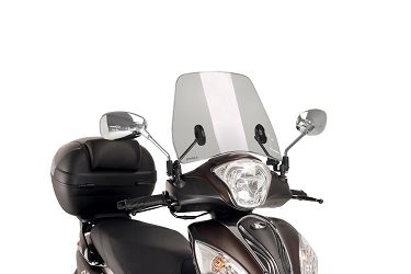 SZYBA OWIEWKA PUIG DO KYMCO FILLY / MILER 125 17-20 (TRAFFIC) LEKKO PRZYCIEMNIONA