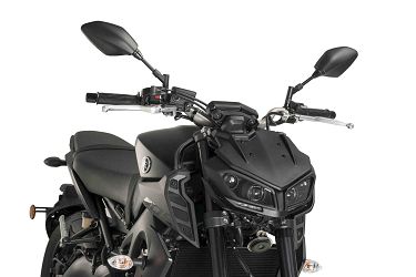SZYBA SPORTOWA NOWEJ GENERACJI PUIG DO YAMAHA MT-09/SP CZARNY MAT