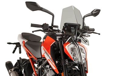 SZYBA OWIEWKA PUIG DO KTM 125 / 390 DUKE 17-21 LEKKO PRZYCIEMNIONA